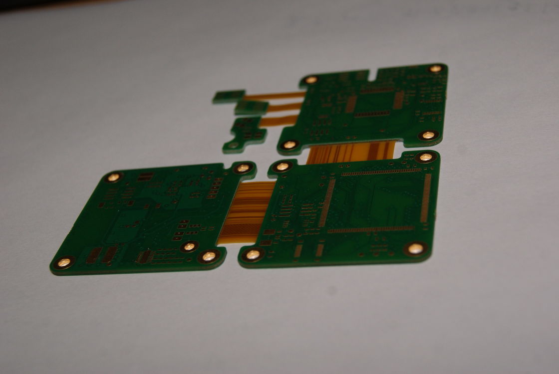 Quatro camadas de placa de circuito impresso rígido flexível SMD BGA DIP Componentes 1-8 Flexibilidade