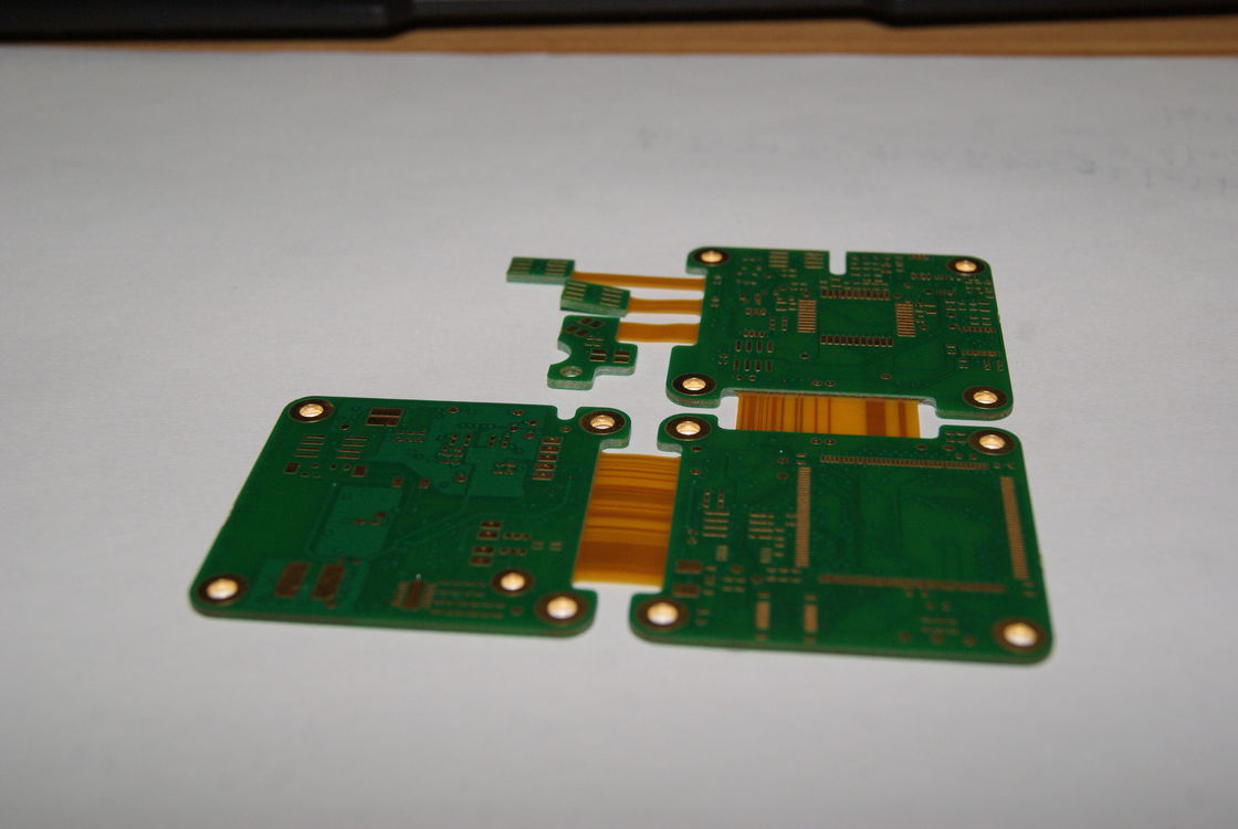 8 milímetros Min Linha Espaço PCB rígido flexível com Gerber/PCB File Necessário e 0,075 mm Min. Linha Largura / Espaçamento