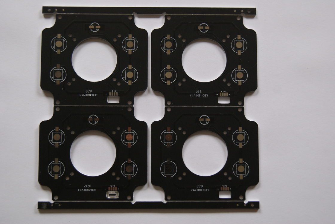 Acabamento superficial Ni/Au chapeado, PCBs Polytronics com serigrafia amarela de 1200 MM de comprimento para dispositivos duráveis e de longa duração