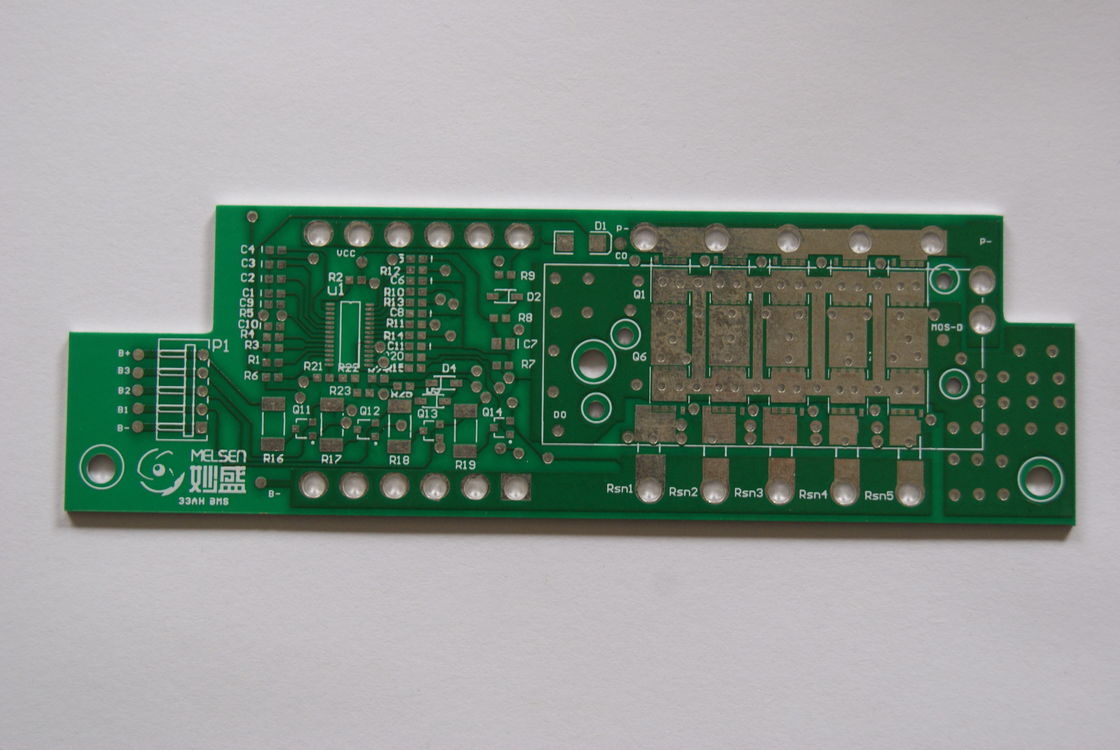Base de alumínio IMS PCB HASL Superfície de acabamento com 0.1mm Min. Silkscreen Bridge e Controle de Impedância