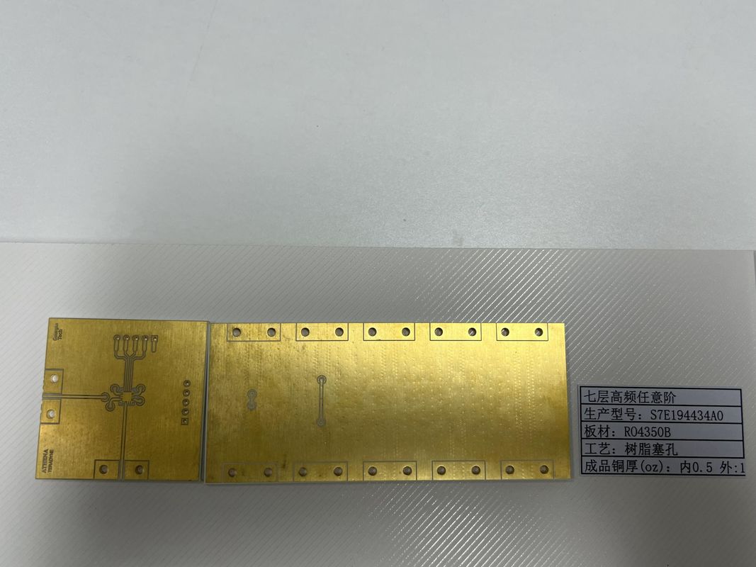 7 camadas Rogers PCBs Board com ENIG 3U