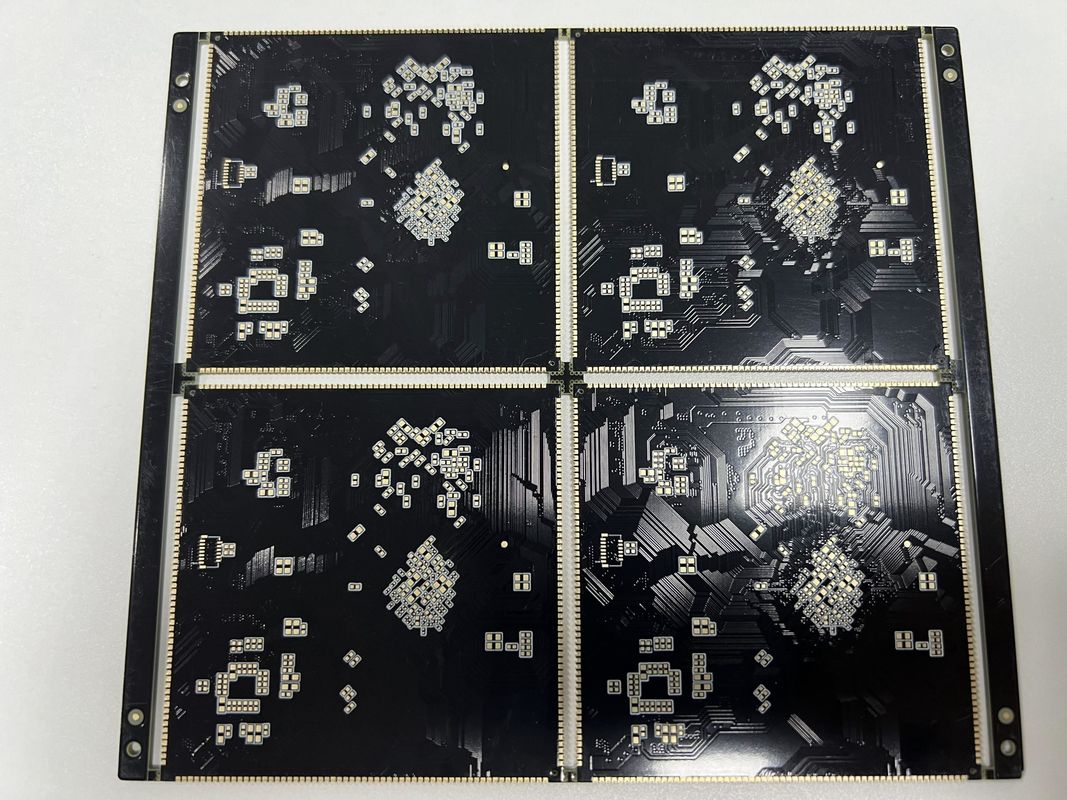 Tabela de PCB HDI de alta densidade com meio buraco BGA 0.25mm Socket 10 1 Relação de aspecto