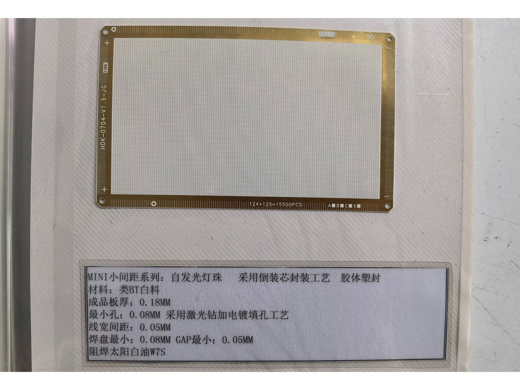 ENIG Finalização de superfície Cerâmica ou BT Substrato de IC rígido PCB 1 oz Peso de cobre