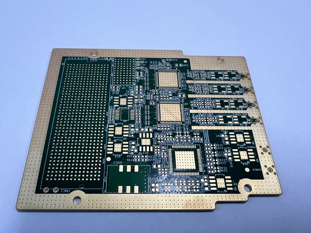 Tabela de PCB de superfície de imersão de alta velocidade com espaçamento de camada interna de 0,15 mm e design multicamadas de 8 camadas de espessura de 0,4-3,2 mm