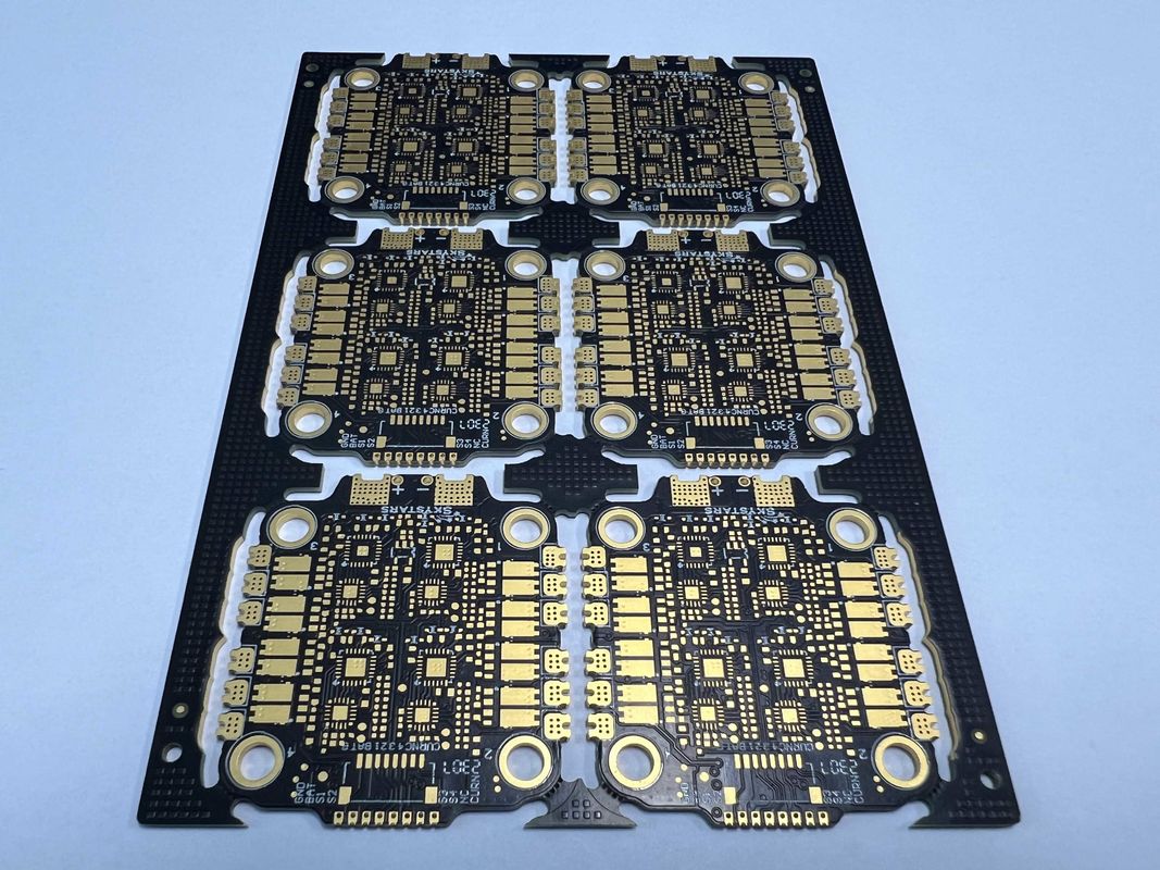 12OZ Peso de cobre placa de PCB multicamadas com superfície de ouro de imersão para aplicações e superfície de prata de imersão