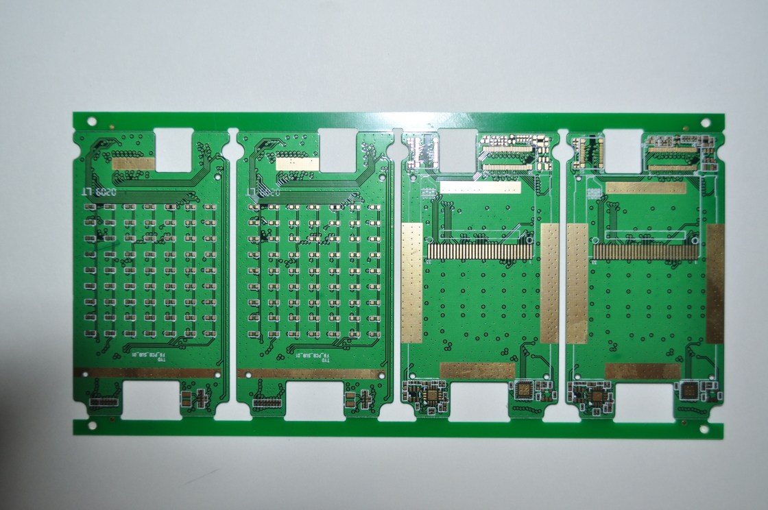 5 Mil espaço de condutor PCB de dupla face com tecnologia padrão e serviços de projeto/montagem de PCB