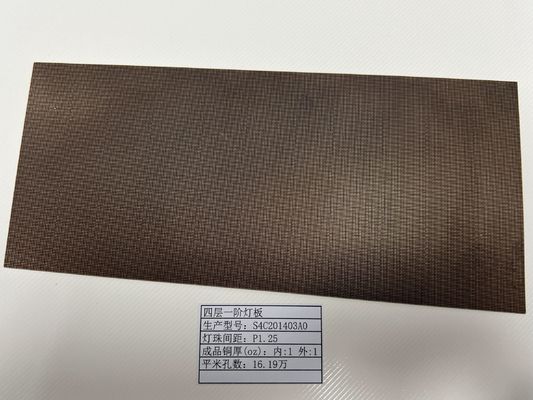 Tabela de PCB de alta densidade de interconexão com suporte de tomada de lâmpada LED Screen HDI Protótipo 4L 1+N+1 Quickturn